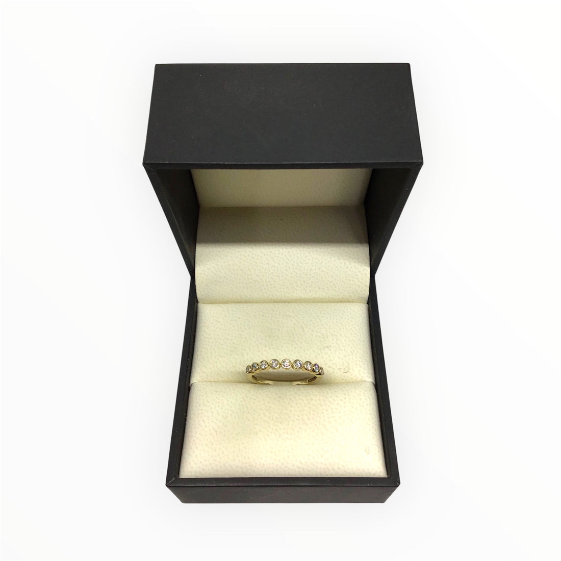 Ladies 9ct Gold Diamond Ring (Size P) Ref#512926