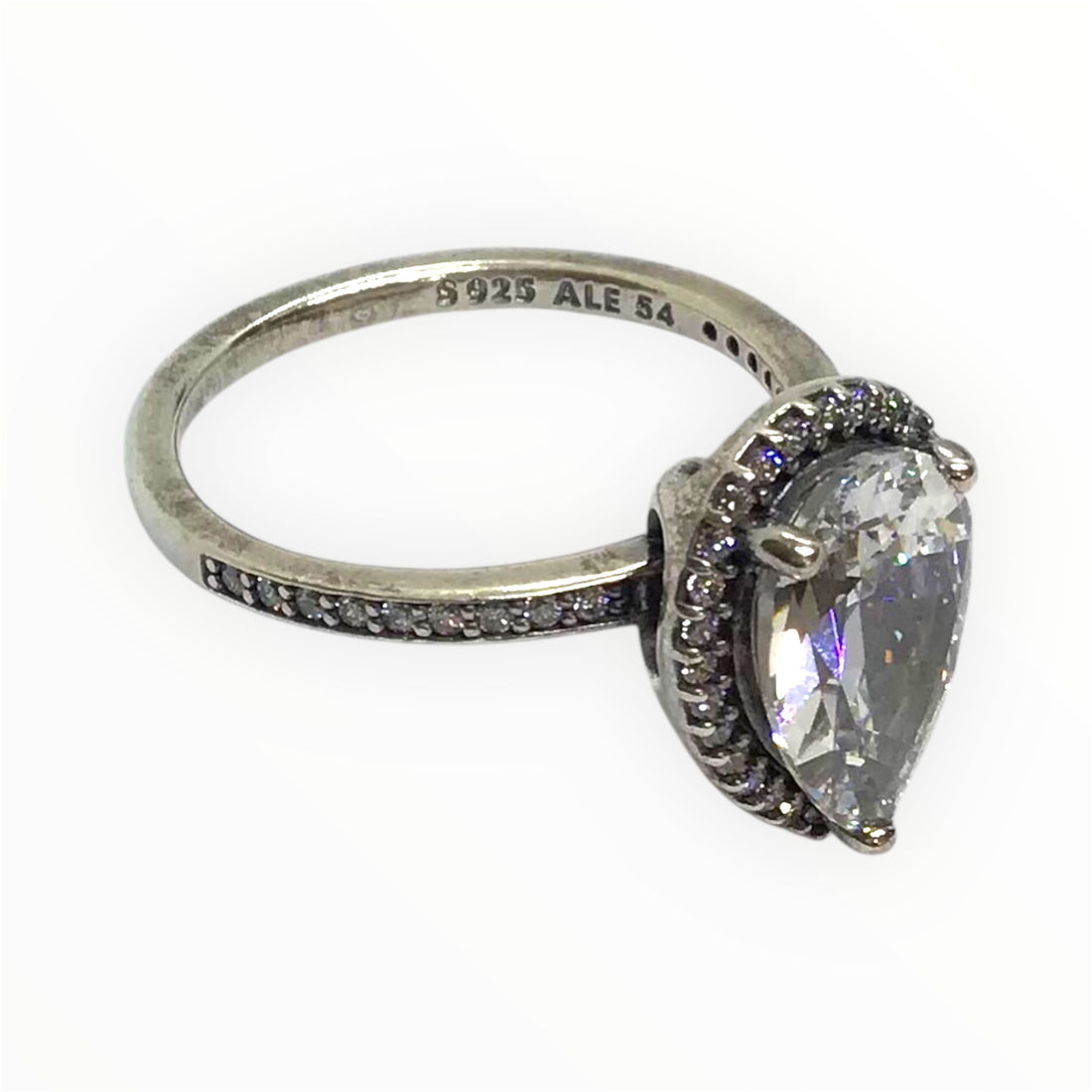 Ladies Pandora 925 ALE Silver Ring (Size N) Ref#511770