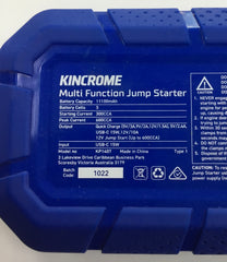 KINCROME MULTI FUNCTION JUMP STARTER Ref#507534