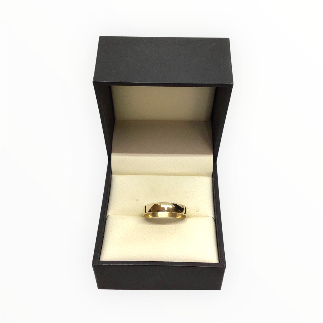 Unisex 9ct Gold Plain Ring (Size T) Ref#511928