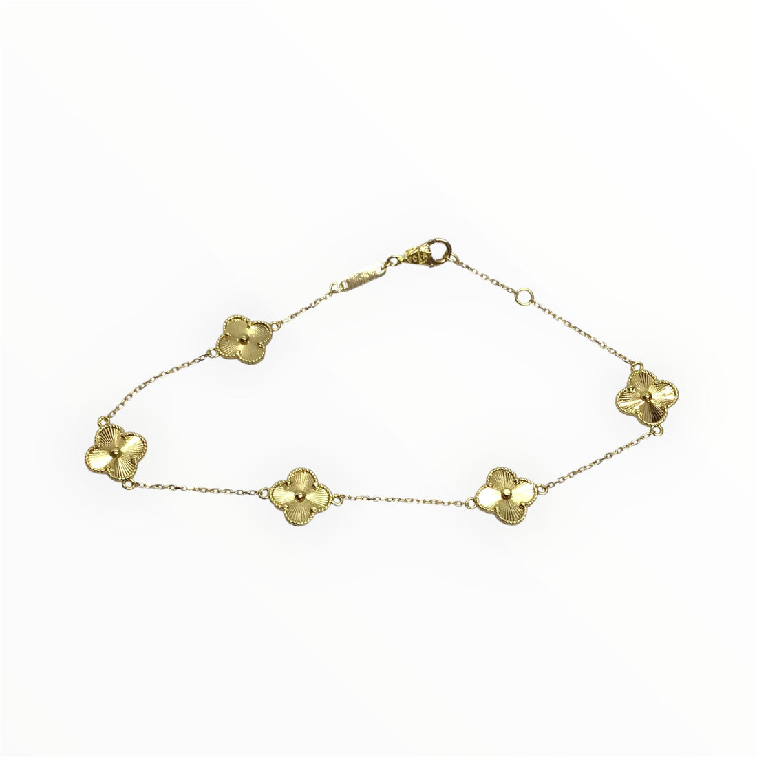 Ladies 18ct Gold Bracelet (Length 19cm) Ref#511801