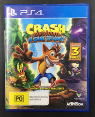 PS4 GAME CRASH BANDICOOT N SANE TRILOGY Ref#512755