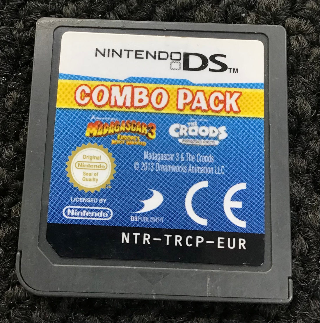 Nintendo DS Game Cartridge Combo Pack Ref#512589
Madagascar 3 & The Croods