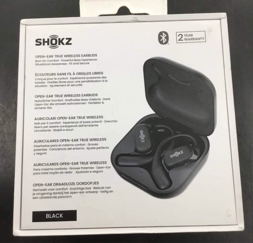 SHOKZ OPENFIT CORDLESS HEADPHONES Ref#504012