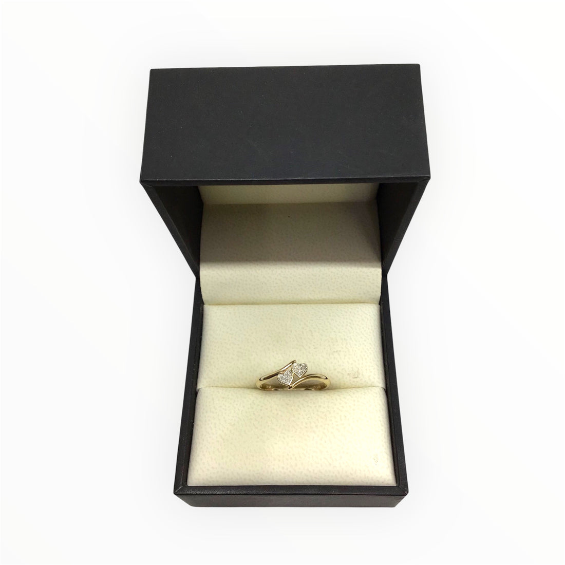 Ladies 9ct Gold Heart Ring (Size Q) Ref#513183