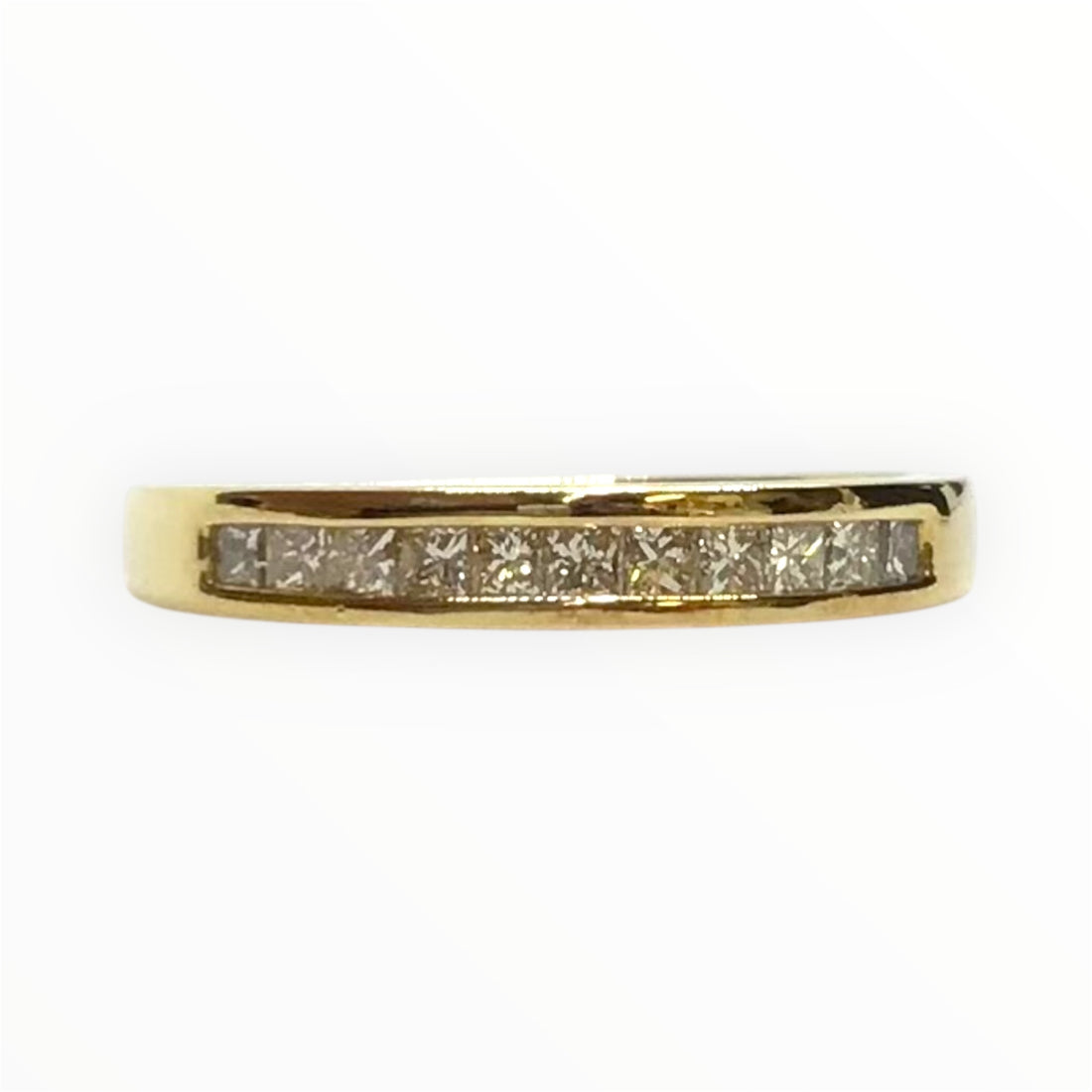 Ladies 18ct Gold Diamond Ring (Size L) Ref#511904