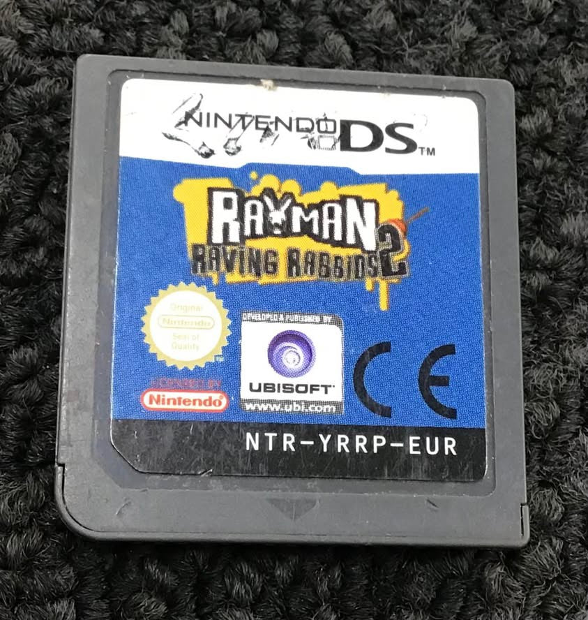 Nintendo DS Game Cartridge Rayman Raving Rabbids Ref#508610