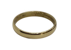 Ladies 18ct Yellow Gold Wedding Ring (Size M) Ref#506874