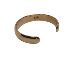 Ladies 9ct Yellow Gold Toe Ring (Size H) Ref#506878