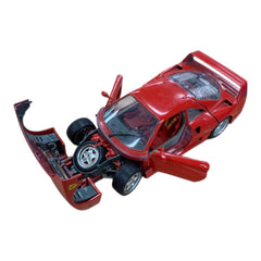 1/18 Ferrari F40 1987 Burago Model Car Made in Italy *Damaged*