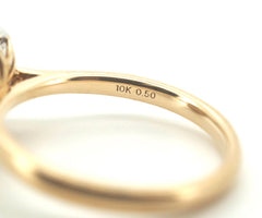 Michael Hill 10ct Yellow Gold Diamond Ring (Size O) - 501690