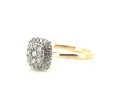 Michael Hill 10ct Yellow Gold Diamond Ring (Size O) - 501690