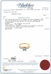 18ct Yellow & White Gold Diamond Engagement Ring (Size T 1/2) - 501922