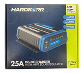 HARDKORR - 25A DC-DC CHARGER WITH MPPT SOLAR REGULATOR & 12/24V INPUT - 503854