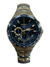 SEIKO - V192-0AC0 GOLD SOLAR-POWERED 45MM CHRONOGRAPH WATCH - 503852