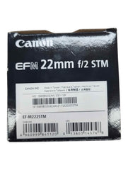 Canon EF-M 22mm f/2 STM Camera Lens - BW 504620