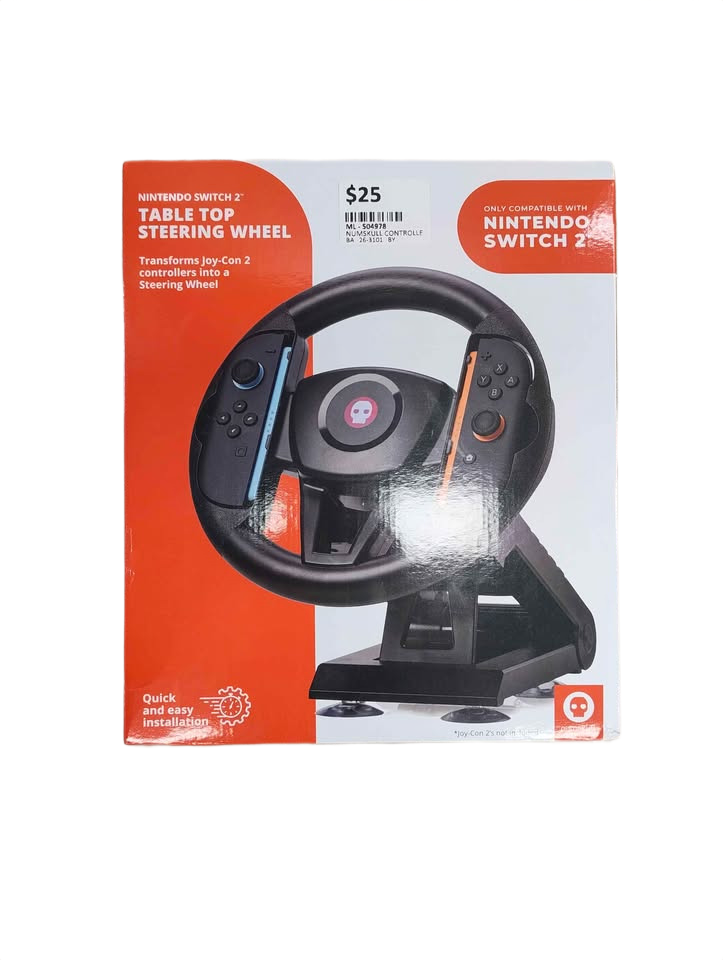 Numskull Table Top Steering Wheel For Nintendo Switch 2. 504978