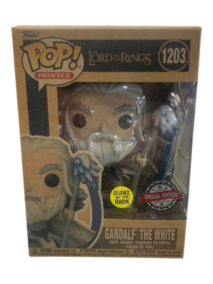 POP! MOVIES - 1203 SPECIAL EDITION GLOW IN THE DARK LORD OF THE RINGS GANDALF THE WHITE - 505023