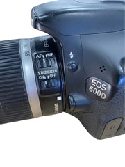 CANON - EOS 600D DIGITAL CAMERA WITH EFS 55-250MM LENS - 505189