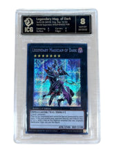 YUGIOH - LEGENDARY MAGICIAN OF DARK CARD (GRADED 8) - 506040