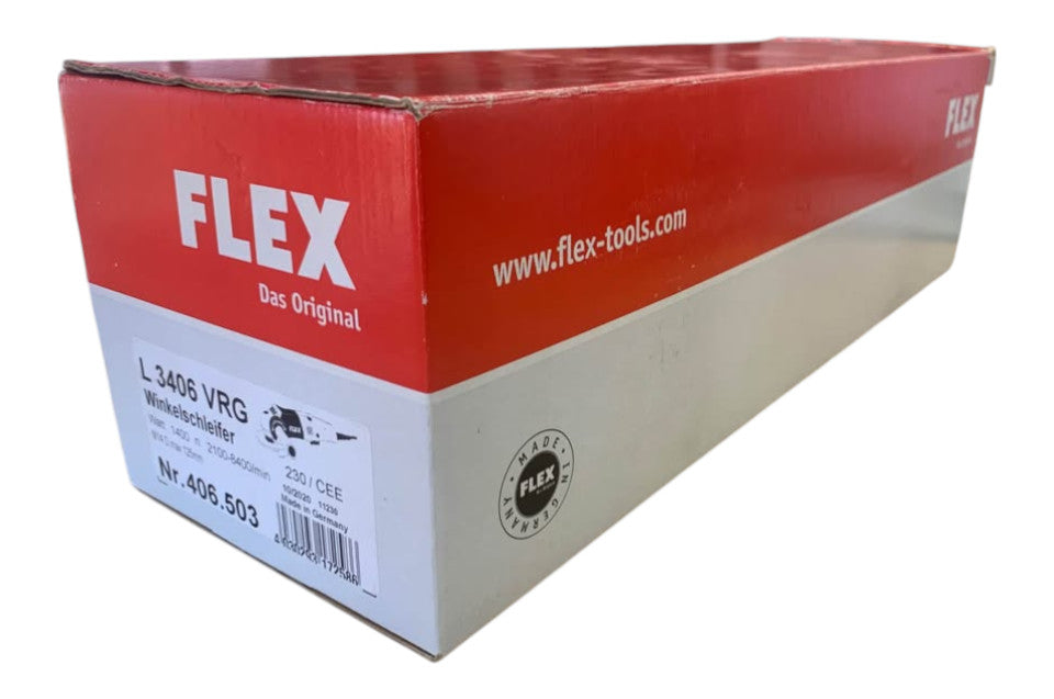 FLEX - L3406 VRG 125MM(DISC) CORDED ELECTRIC ANGLE GRINDER NEW IN BOX - 264421