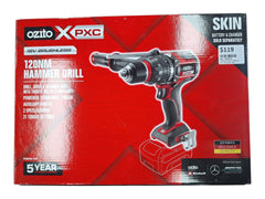 OZITO - PXBHS-120 18V 120NM CORDLESS HAMMER DRILL (SKIN ONLY) - 507253