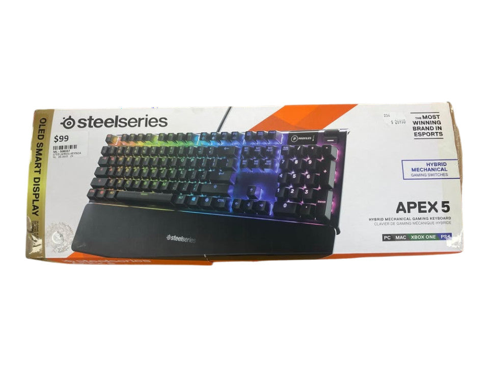 Steelseries Apex 5 Hybrid Mechanical Gaming Keyboard - 508357