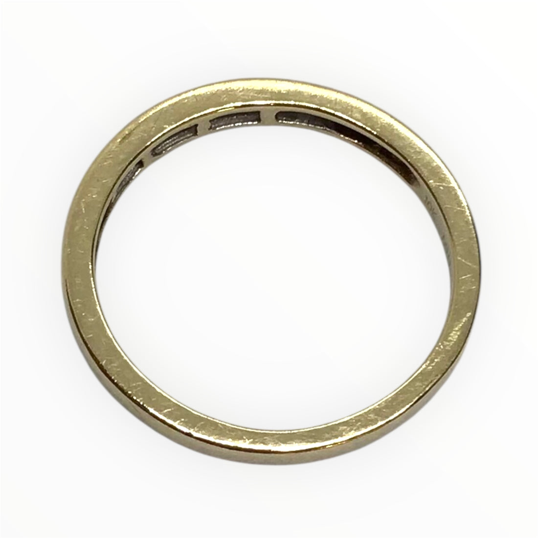 Ladies 10ct Gold Diamond Ring (Size M 1/2) Ref#511433