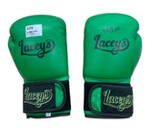 LACEYS BOXING 12OZ BOXING GLOVES BLACK PAIR TESTED