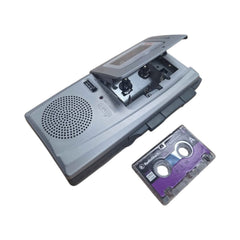 RADIOSHACK MICRO-46 MICROCASSETTE RECORDER WITH CASSETTE - 509230