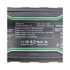 CAROSS T18 12V VEHICLE JUMP STARTER IN CASE WITH ACCESSORIES - 509272