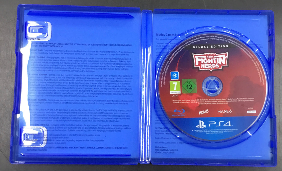 PS4 GAME THEM’S FIGHTIN HERDS Ref#512887