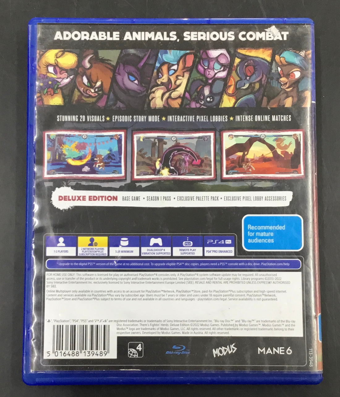 PS4 GAME THEM’S FIGHTIN HERDS Ref#512887