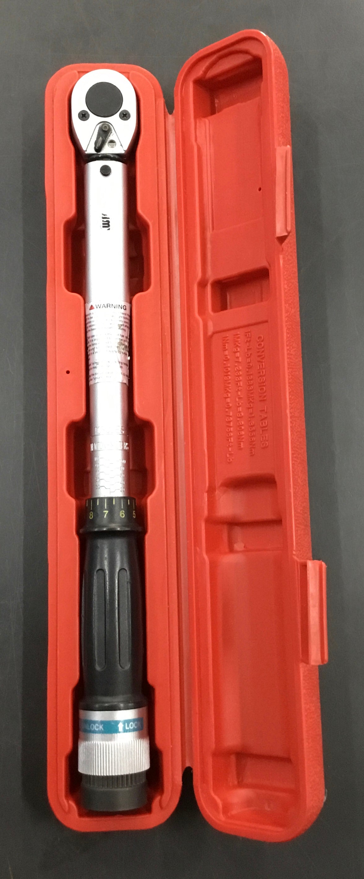JIMY TOOLS 1/4 inch TORQUE WRENCH Ref#507320