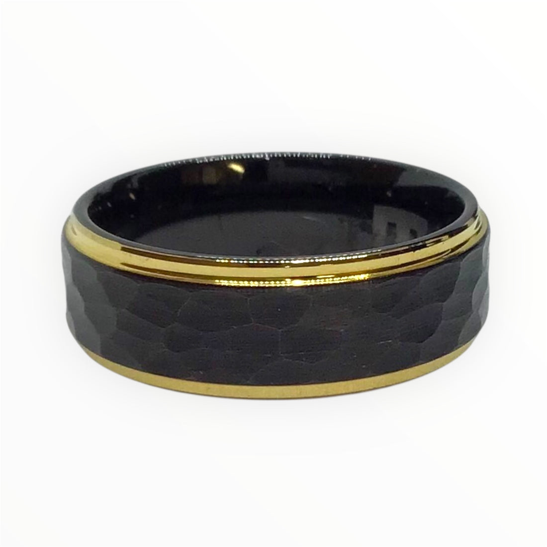Unisex M+Y Steel Tungsten Ring (Size V) Ref#511967