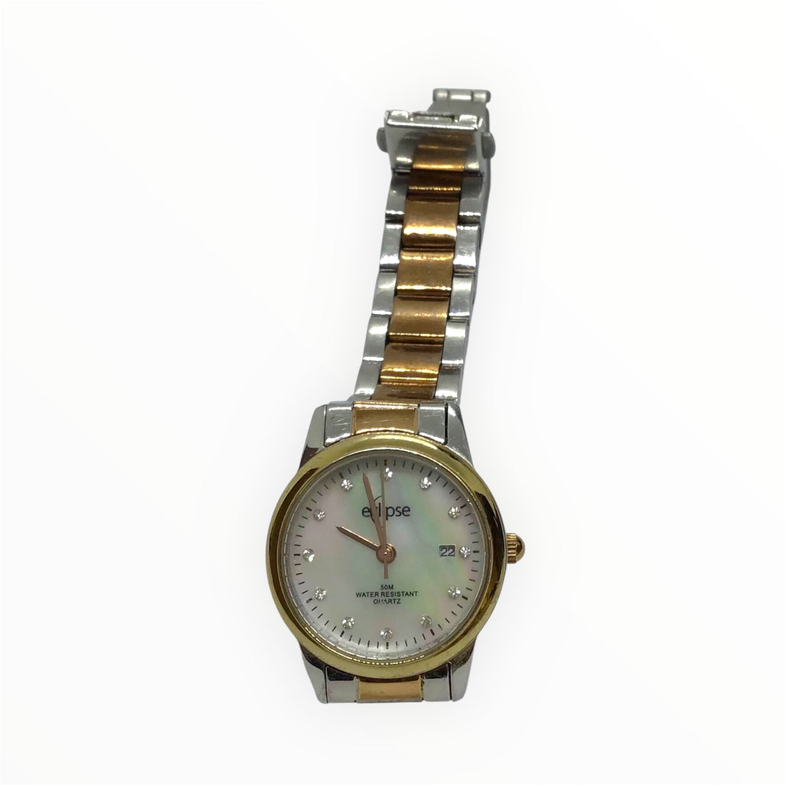 Ladies Eclipse Crystal Set Mother of Pearl Watch Ref#513742