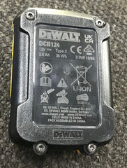 Dewalt 12v 3Ah Battery Ref#512651