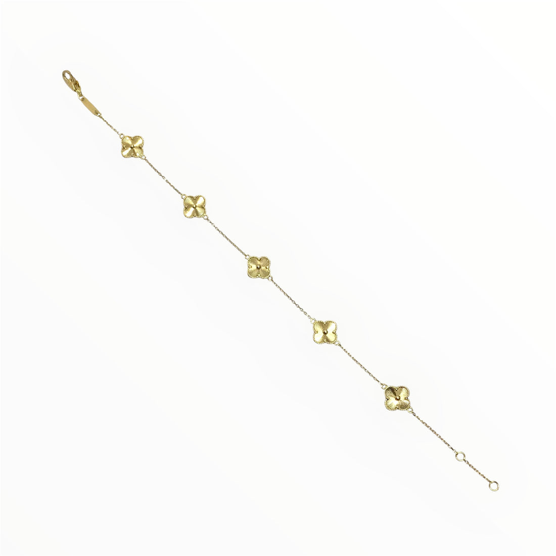 Ladies 18ct Gold Bracelet (Length 19cm) Ref#511801