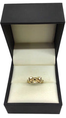 Ladies 9ct Yellow Gold Bow Ring (Size O) Ref#506879