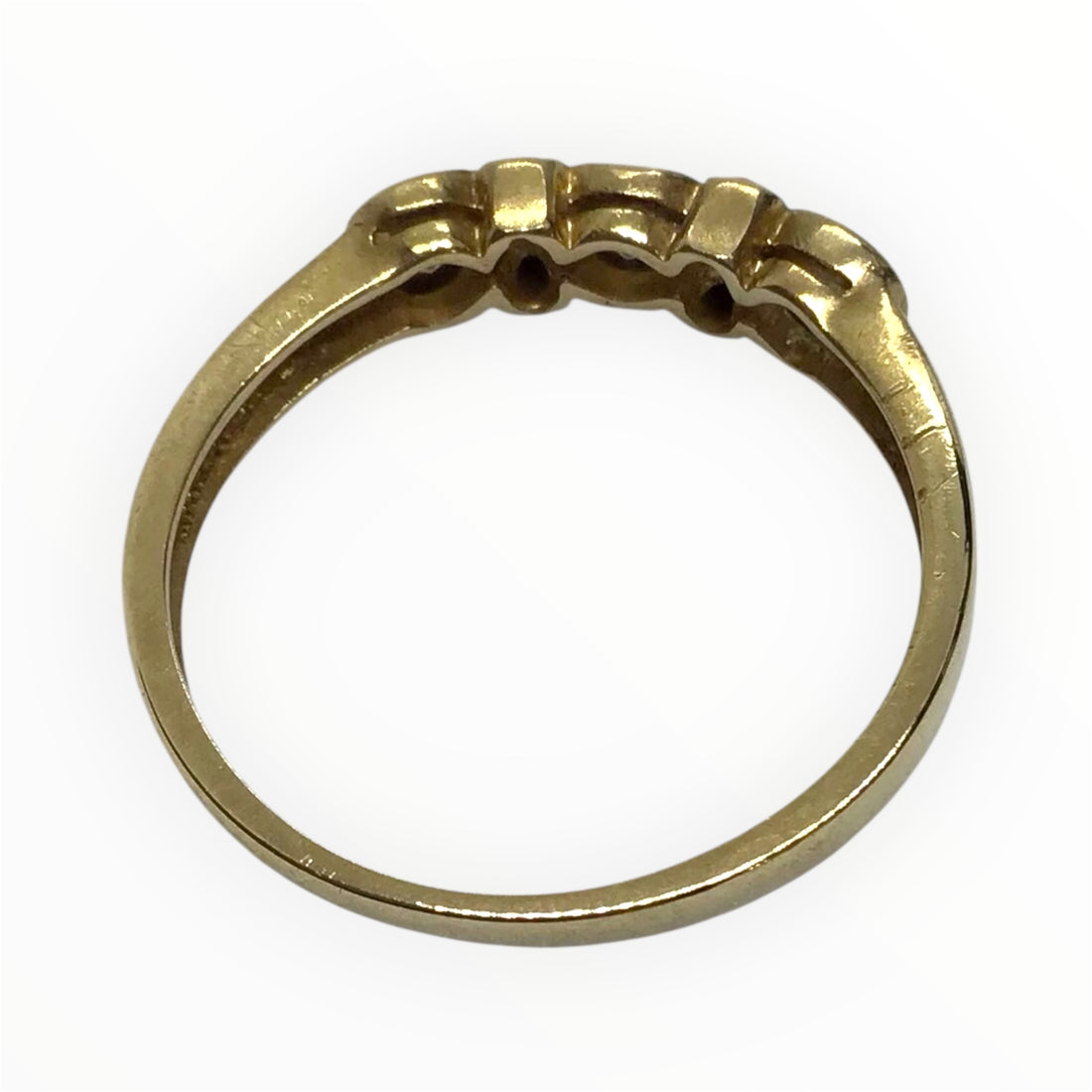 Ladies 9ct Gold Dress Ring (Size O) Ref#511372