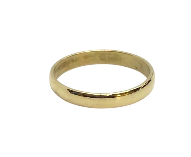 Ladies 18ct Yellow Gold Wedding Ring (Size M) Ref#506874