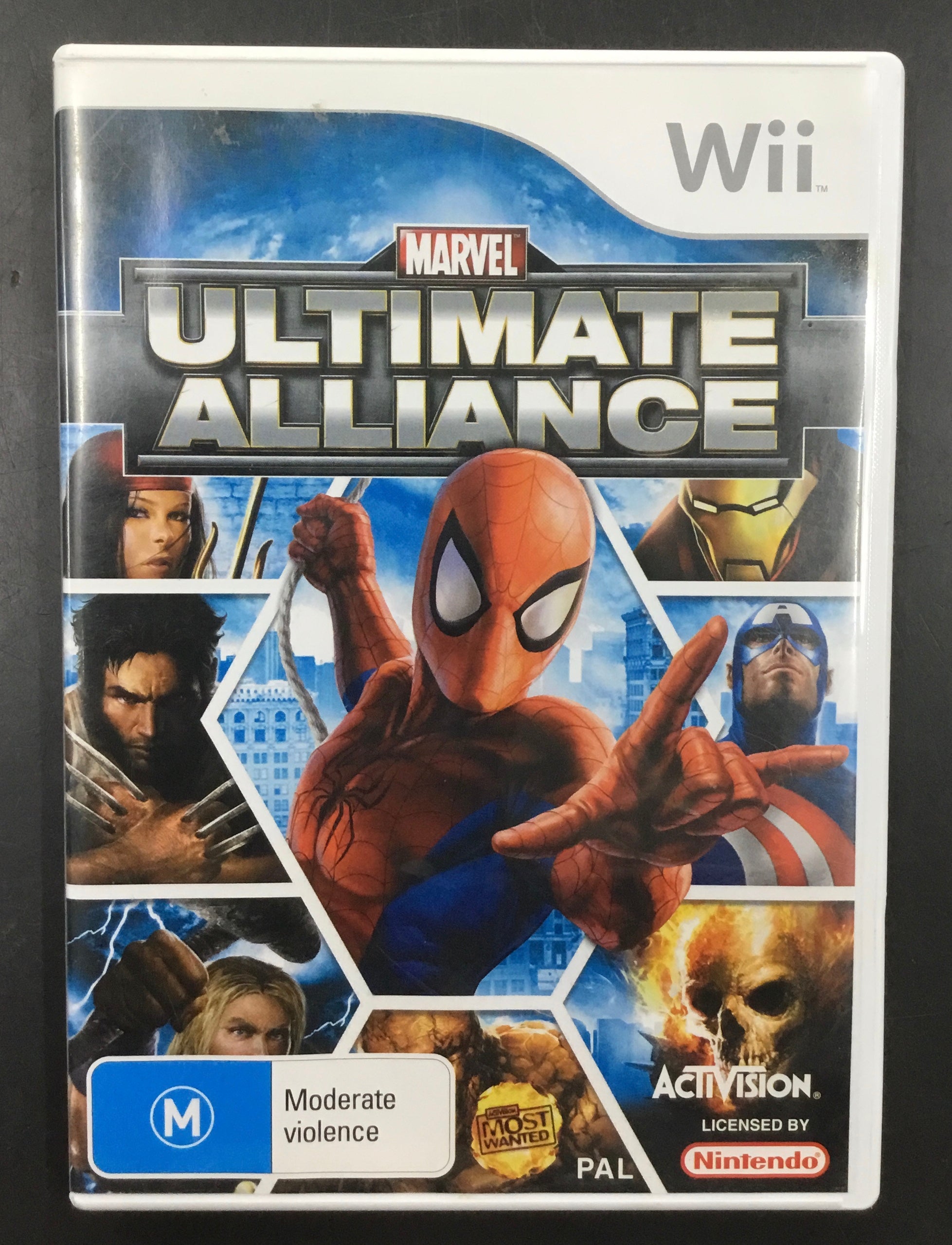 NINTENDO WII GAME MARVEL ULTIMATE ALLIANCE Ref#512751