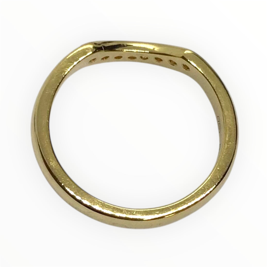 Ladies 18ct Gold Diamond Ring (Size M) Ref#512925