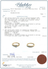 Ladies 18ct Yellow & White Gold Engagement Ring Set (Size L 1/2) - 507702