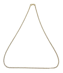 Ladies 9ct Yellow Gold Necklace (Length 46cm) Ref#505966
