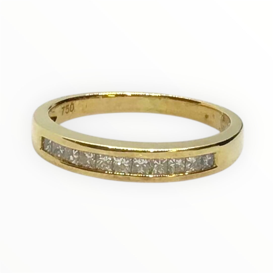 Ladies 18ct Gold Diamond Ring (Size L) Ref#511904