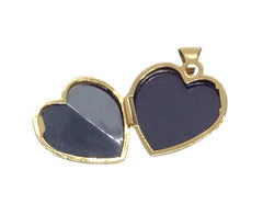 Ladies 9ct Gold Heart Locket Pendant Ref#505568