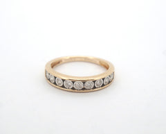 Ladies 10CT Michael Hill Diamond Ring (Size: N1/2) - 502900