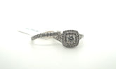 14ct White Gold Diamond Ring Set - 264678
