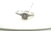 Ladies 9K Diamond Ring (Size R, 2.56g) - 259571